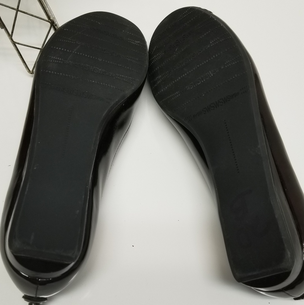 Stuart Weitzman brown silver buckle loafers - Picture 7 of 8